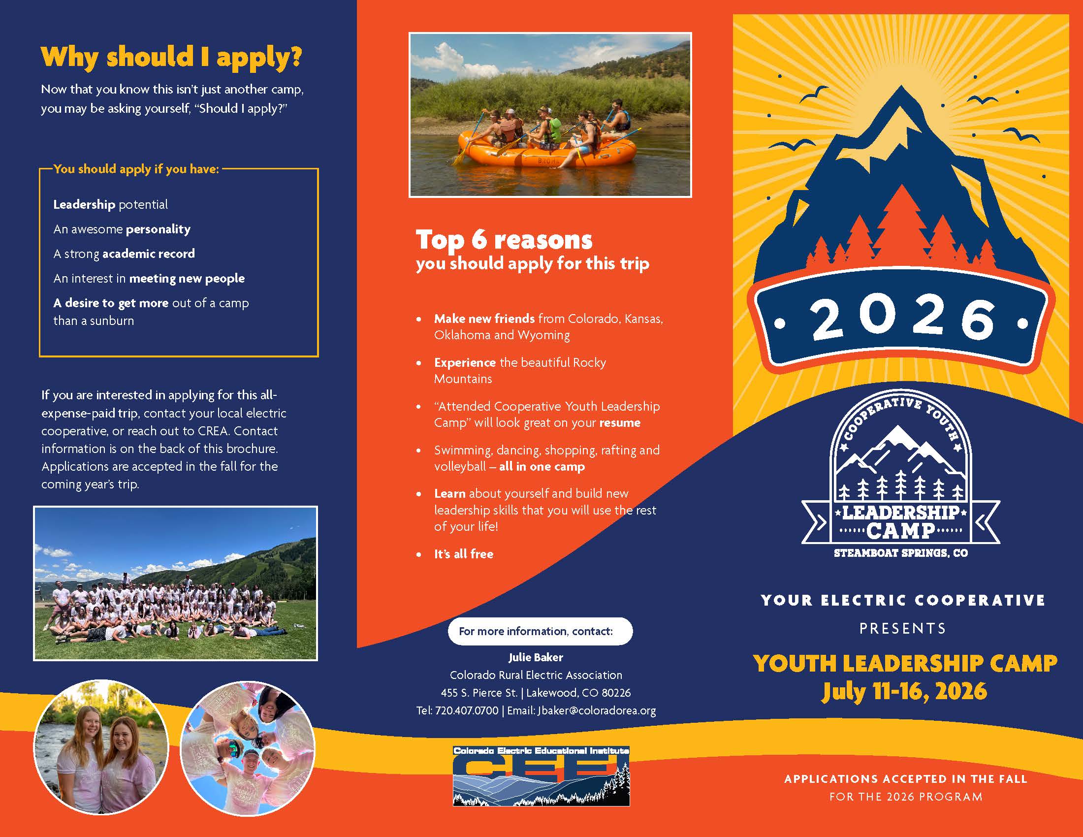 Youth Camp Brochure