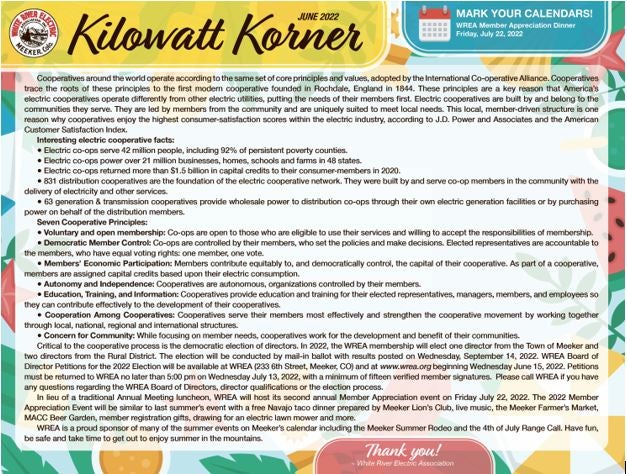 Kilowatt Korner June 2022